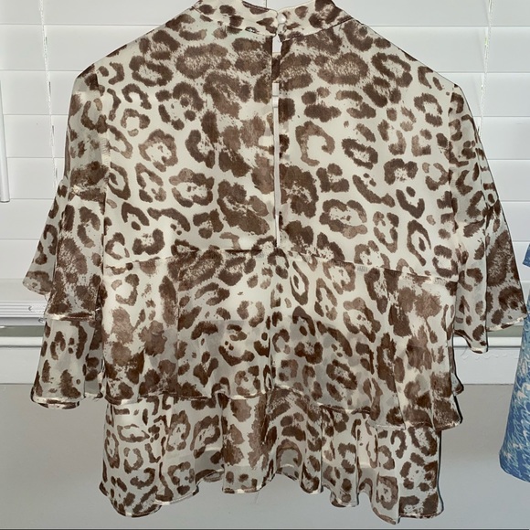 KARLIE Cheetah Print Top - Picture 2 of 5